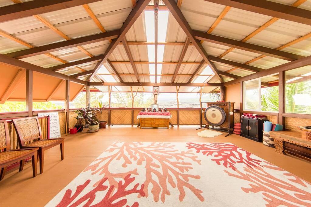 The Magical Lava Temple With Epic Volcano Views! Kehena Extérieur photo
