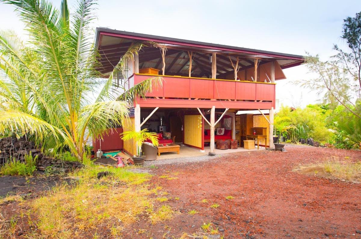 The Magical Lava Temple With Epic Volcano Views! Kehena Extérieur photo