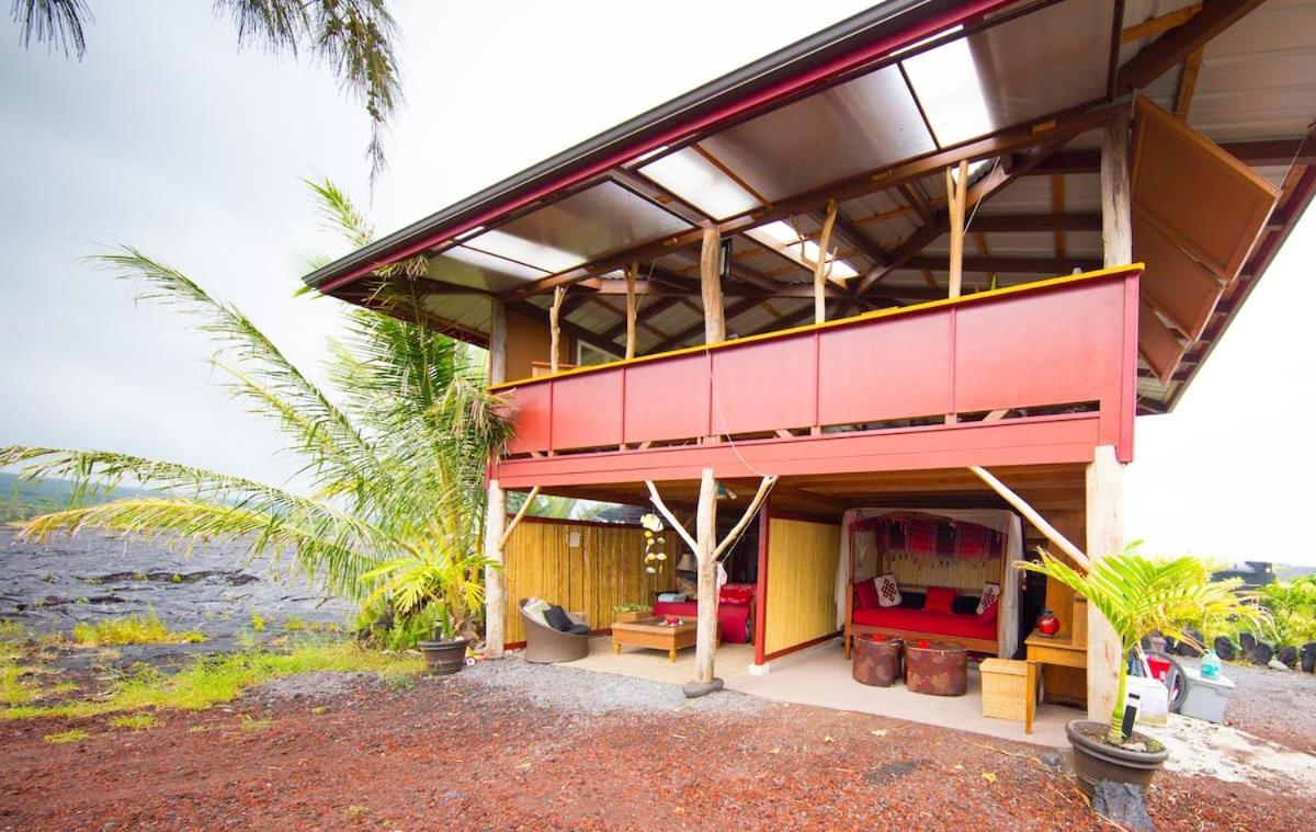 The Magical Lava Temple With Epic Volcano Views! Kehena Extérieur photo