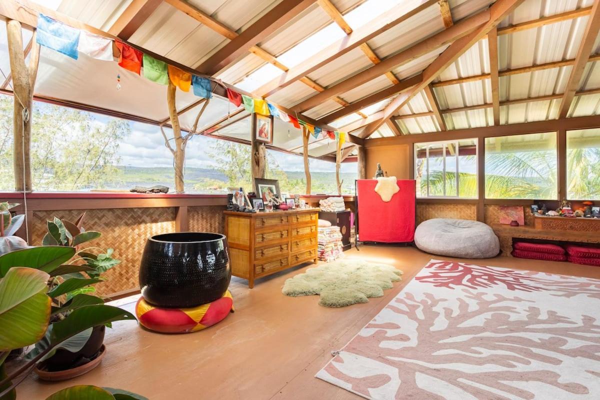 The Magical Lava Temple With Epic Volcano Views! Kehena Extérieur photo