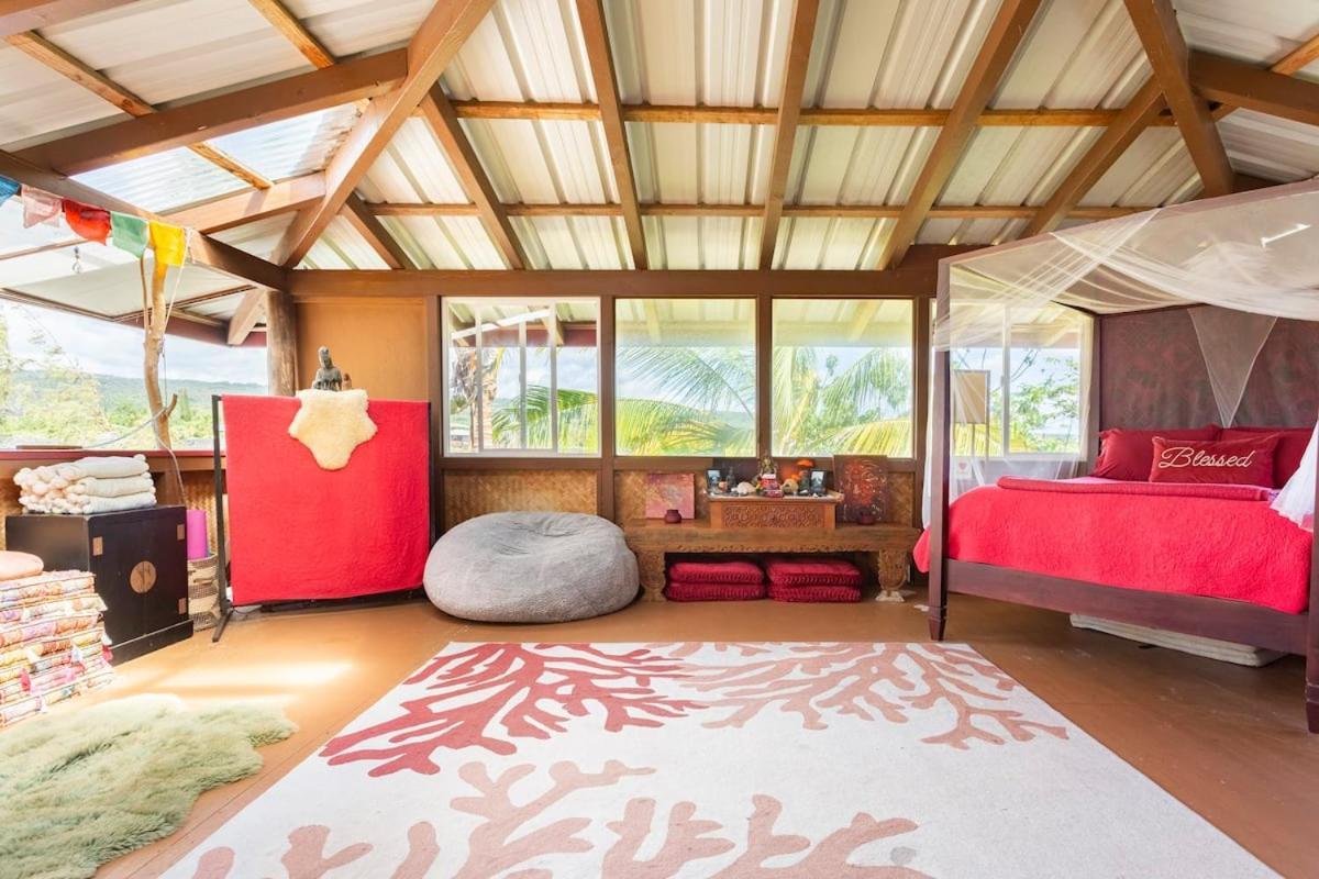 The Magical Lava Temple With Epic Volcano Views! Kehena Extérieur photo