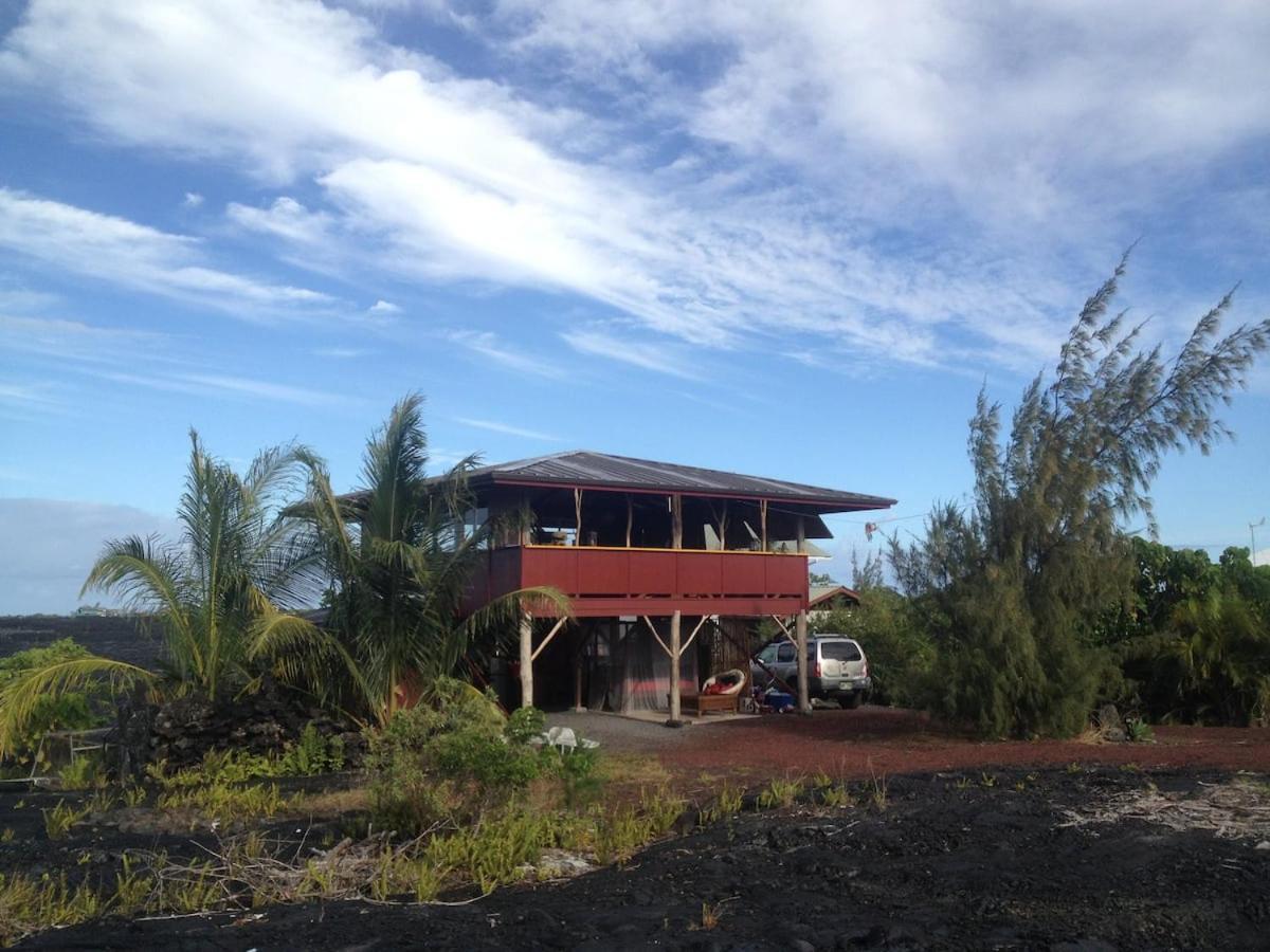 The Magical Lava Temple With Epic Volcano Views! Kehena Extérieur photo