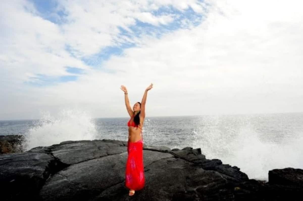 The Magical Lava Temple With Epic Volcano Views! Kehena Extérieur photo