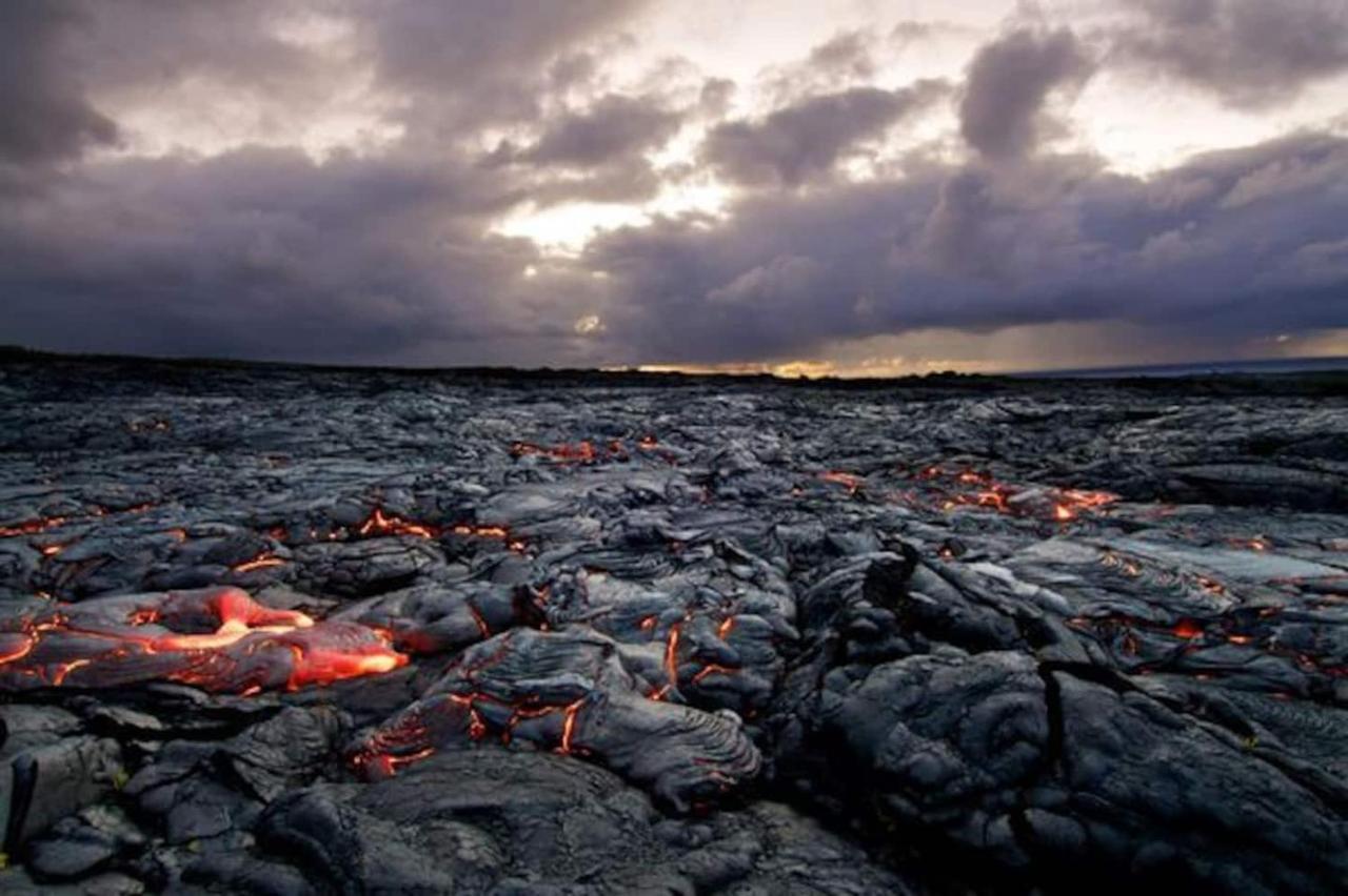 The Magical Lava Temple With Epic Volcano Views! Kehena Extérieur photo